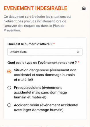 Événement indésirable